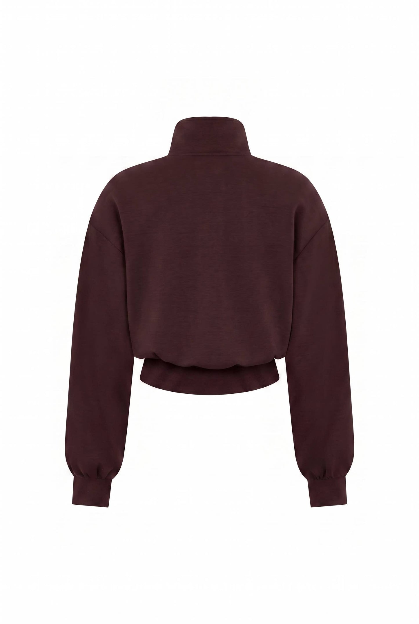 Grommet Detail Sweat Jacket