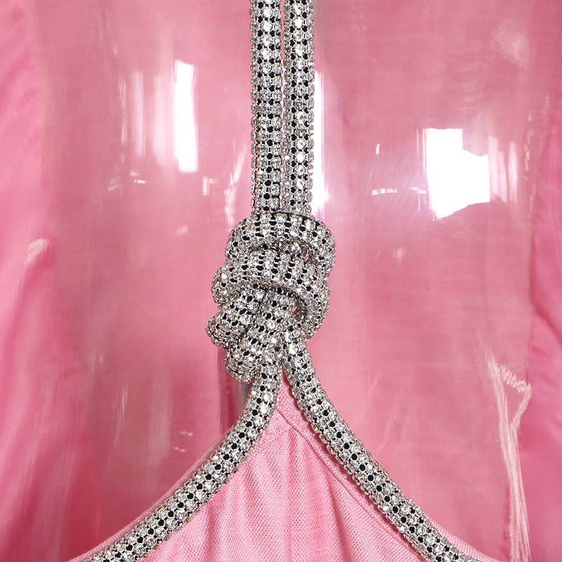 Backless Diamond Suit Jacket - Versatile & Sexy