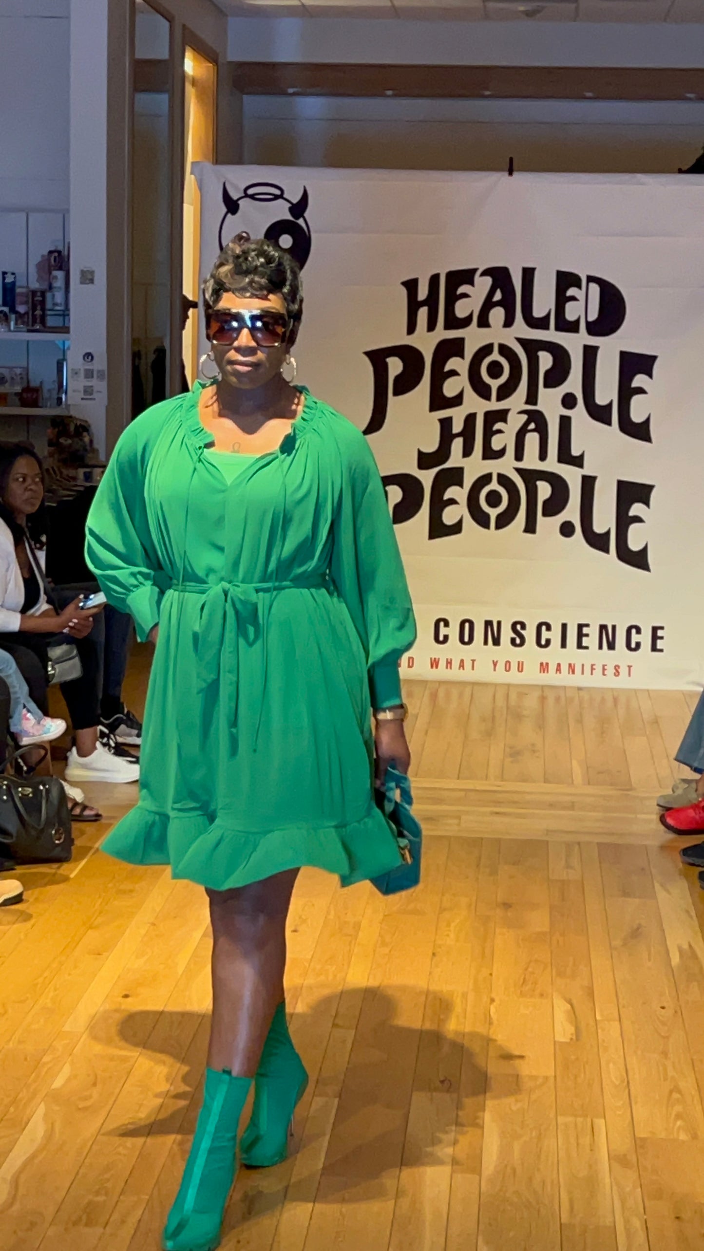 Flirty DRESS (GRN)