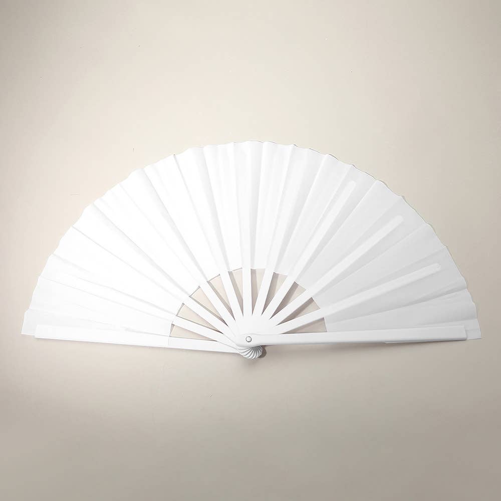 Plain Folding Line Dance Clack Fan