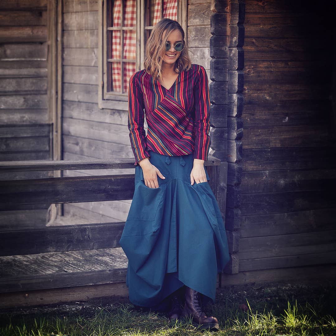 Boho Asymmetrical  Skirt
