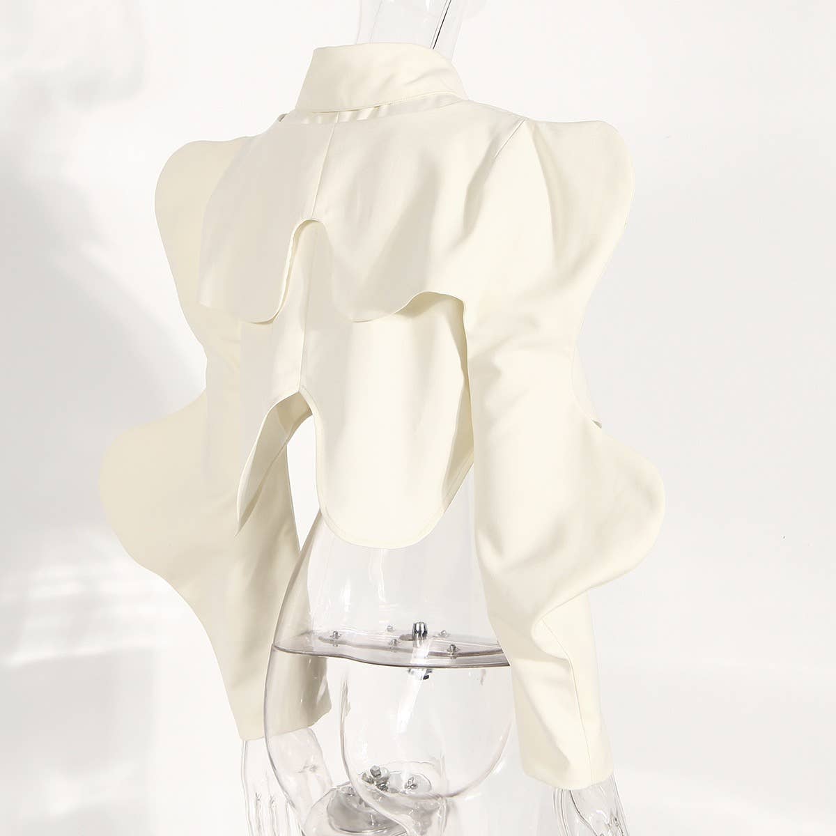 Sleeveless Vest Shawl Suit - Short Shirt Ensemble