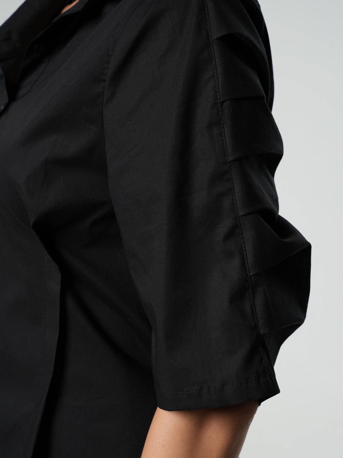 Open Back Asymmetrical Shirt