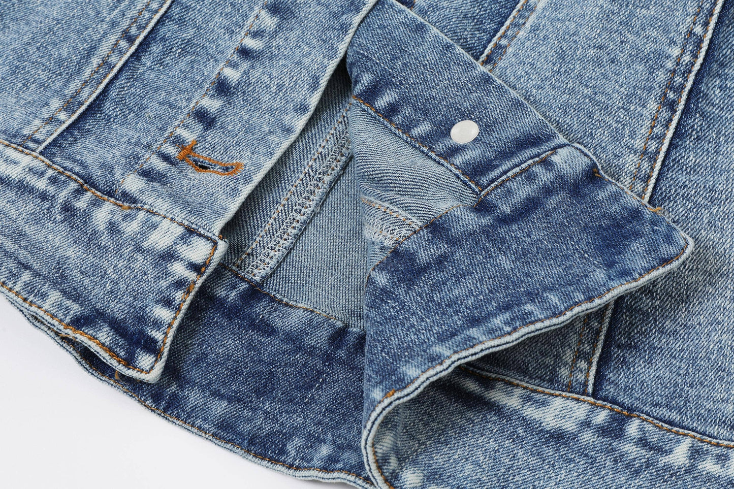 Mixed Media Denim T-shirt