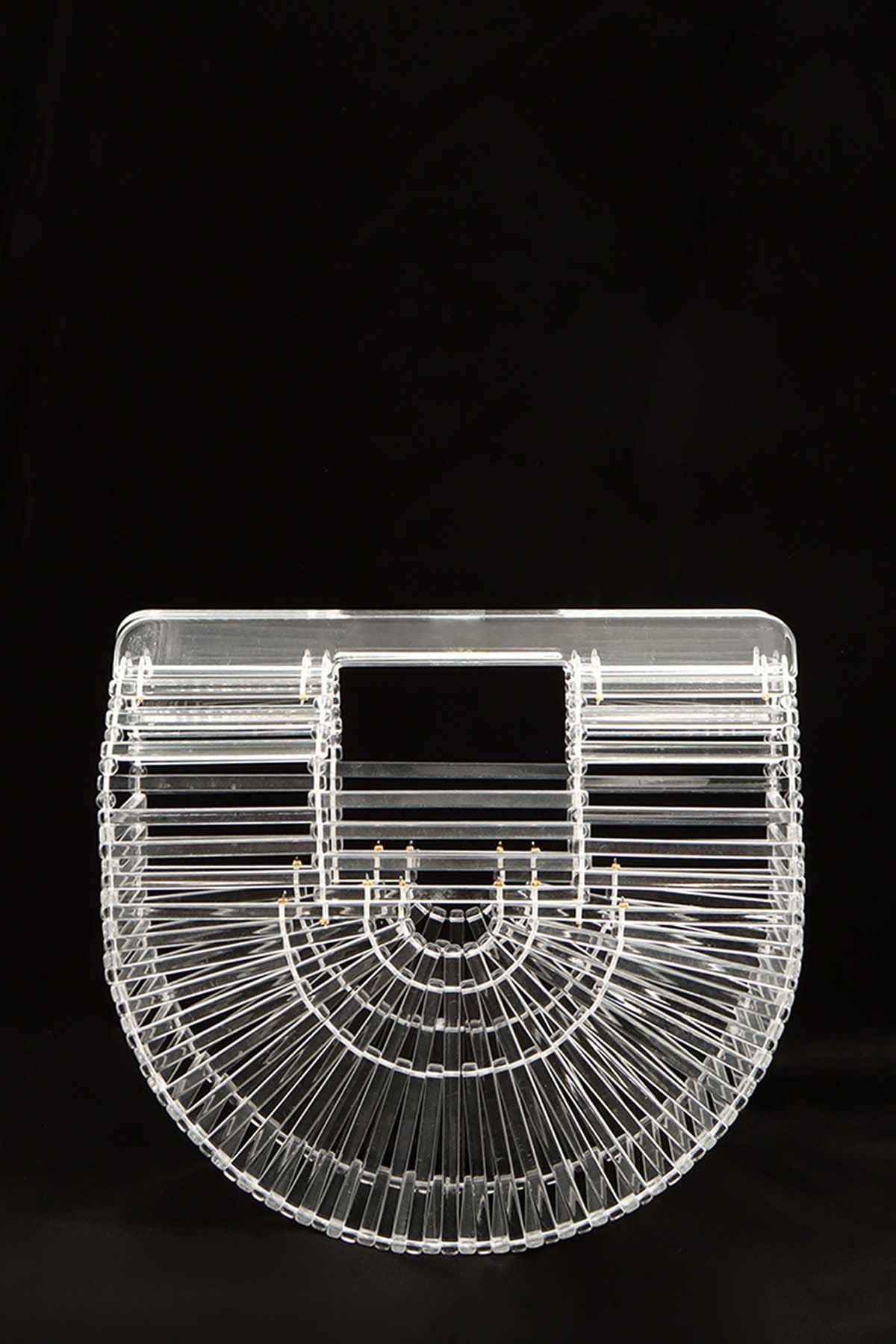 Bamboo Acrylic Clutch Hand bag