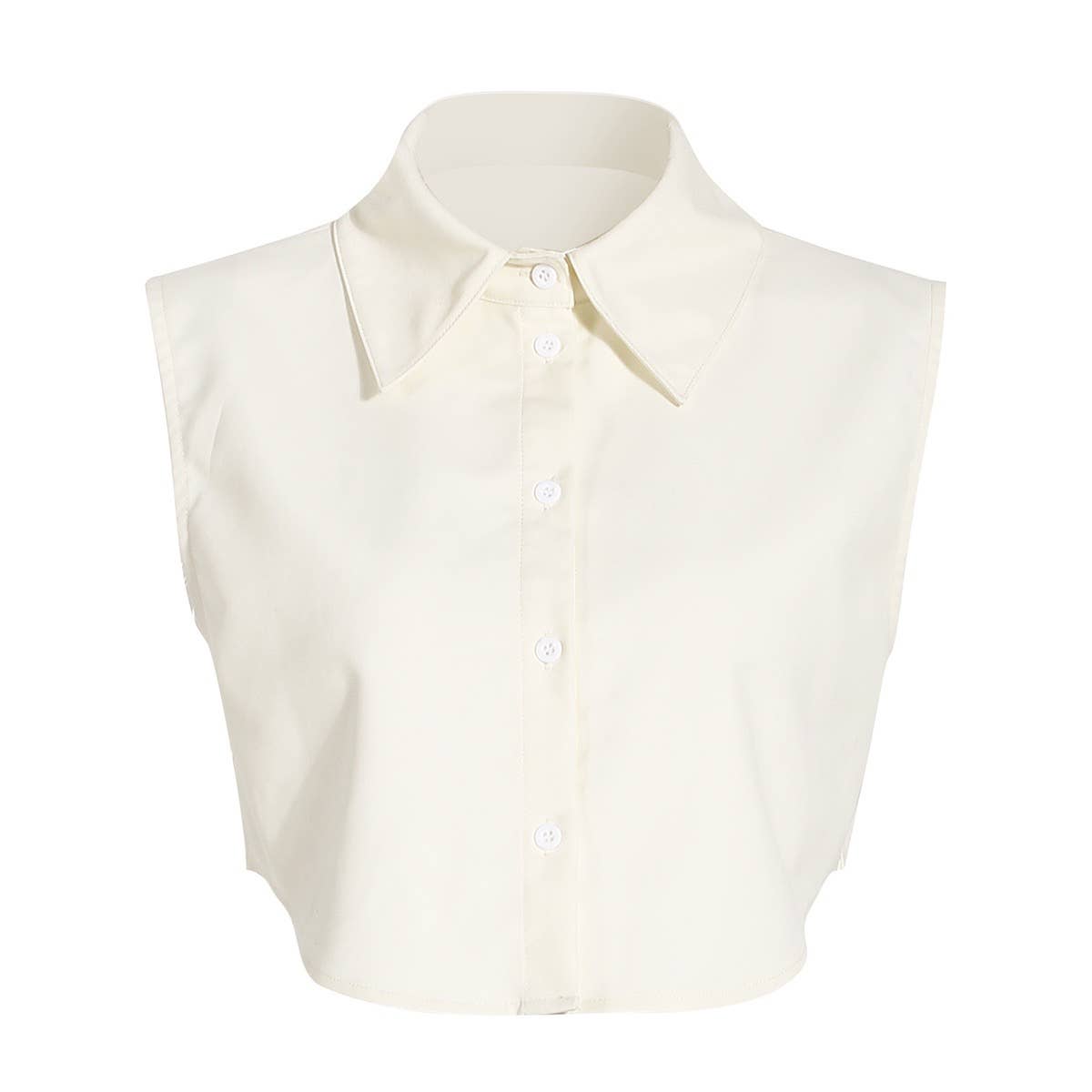 Sleeveless Vest Shawl Suit - Short Shirt Ensemble
