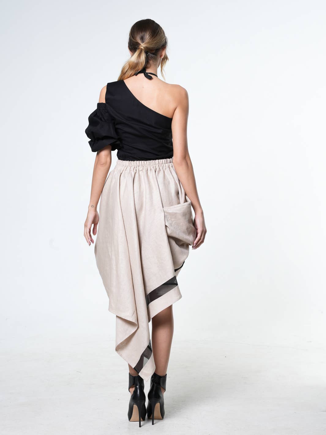 Extravagant Linen Skirt