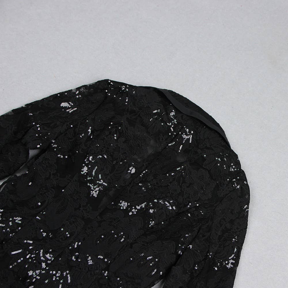 Glam Sequin Lace Suit: Business Meets Style