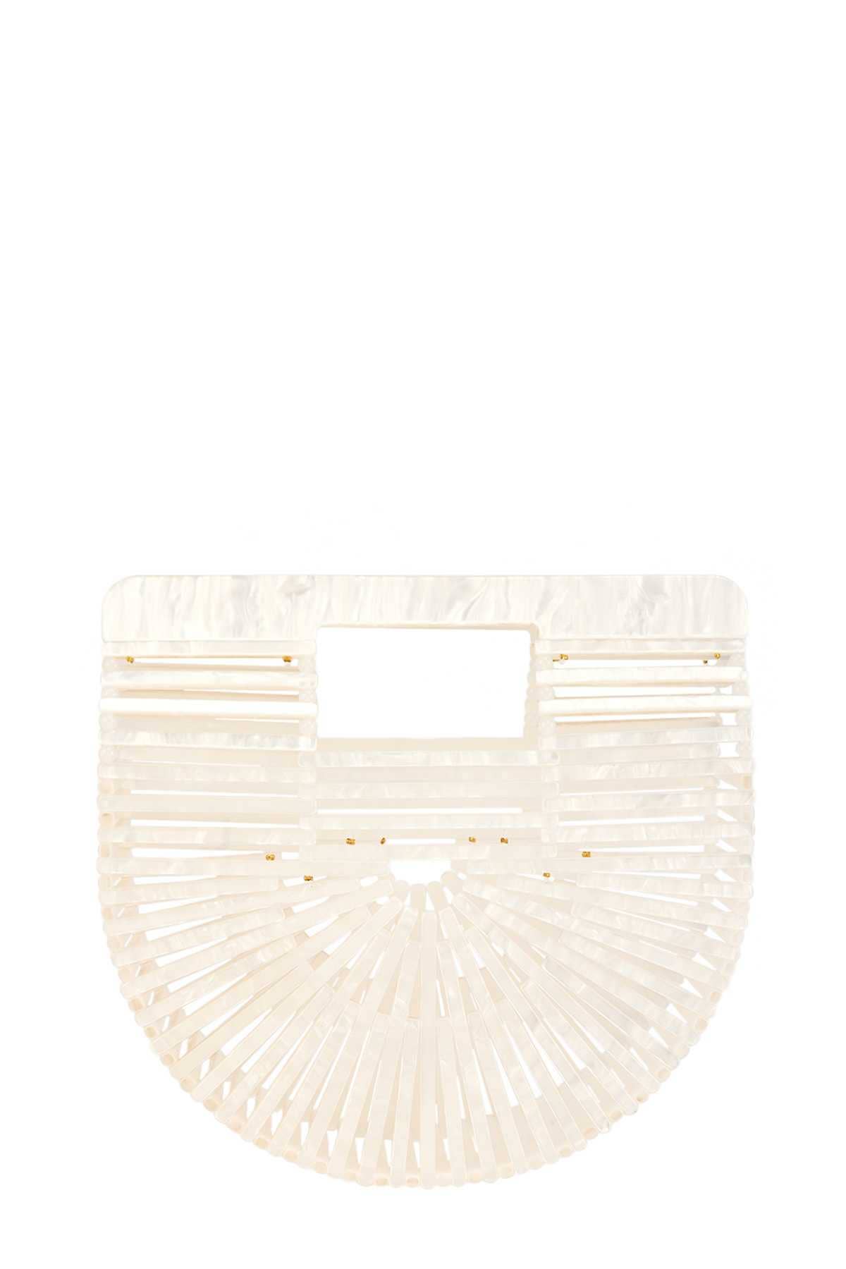 Bamboo Acrylic Clutch Hand bag