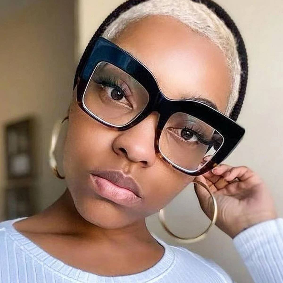 FASHIONABLE LARGE FRAME ANTI-BLUE LIGHT GLASSES_CWASG0371