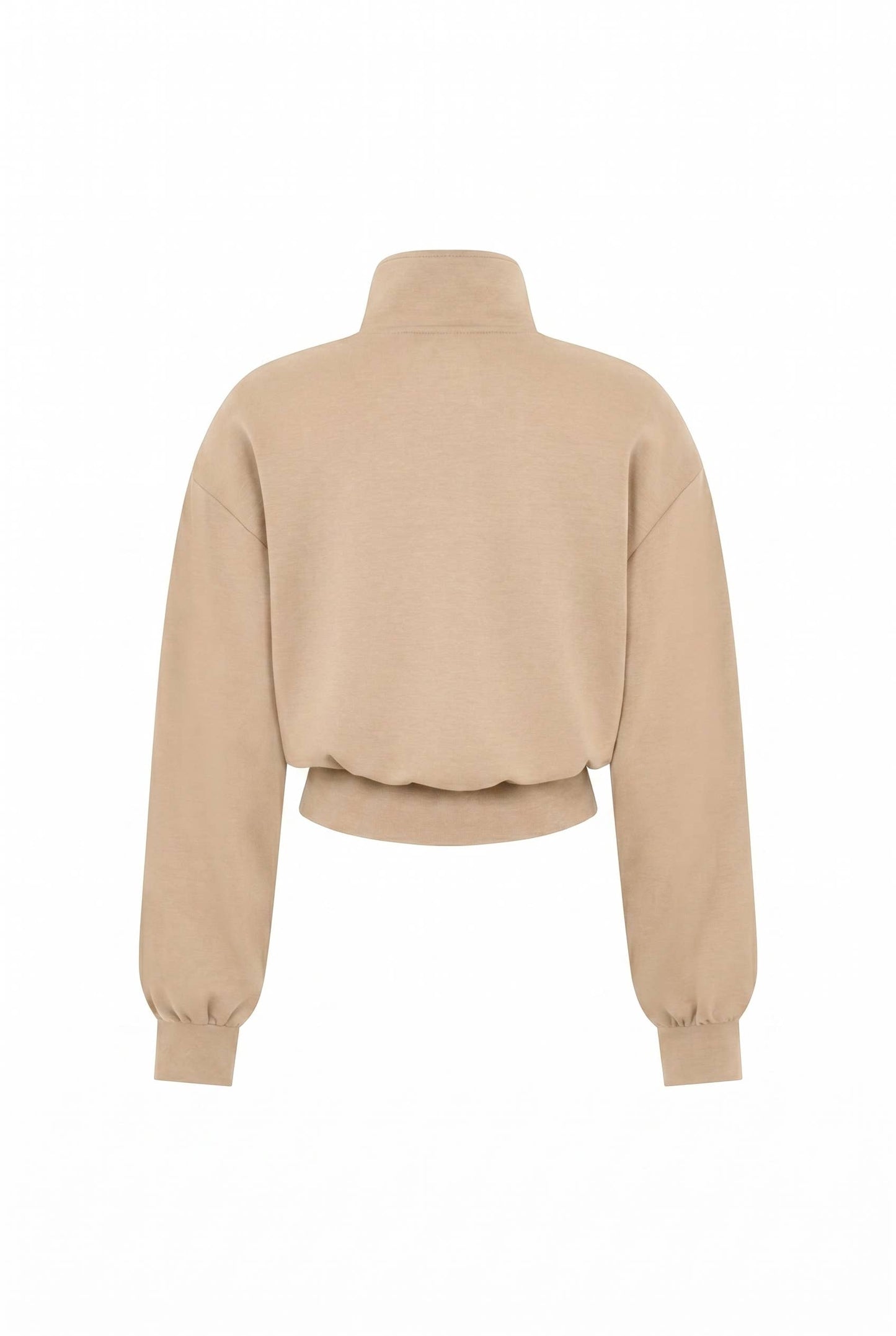 Grommet Detail Sweat Jacket