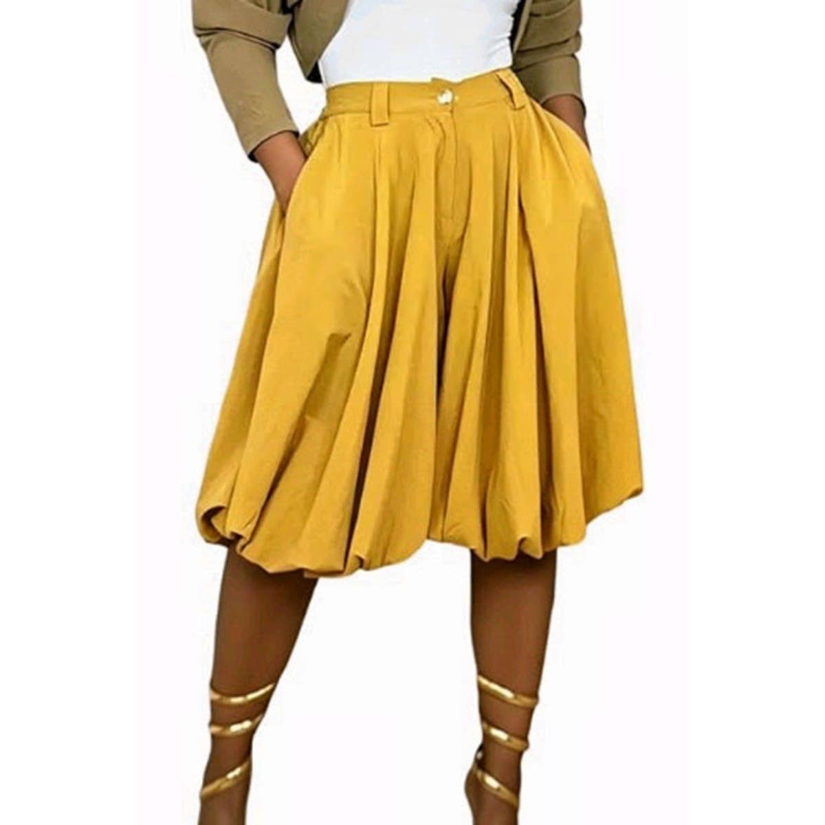 Ovrsized Front Pleats And Baggy Balloon Trouser