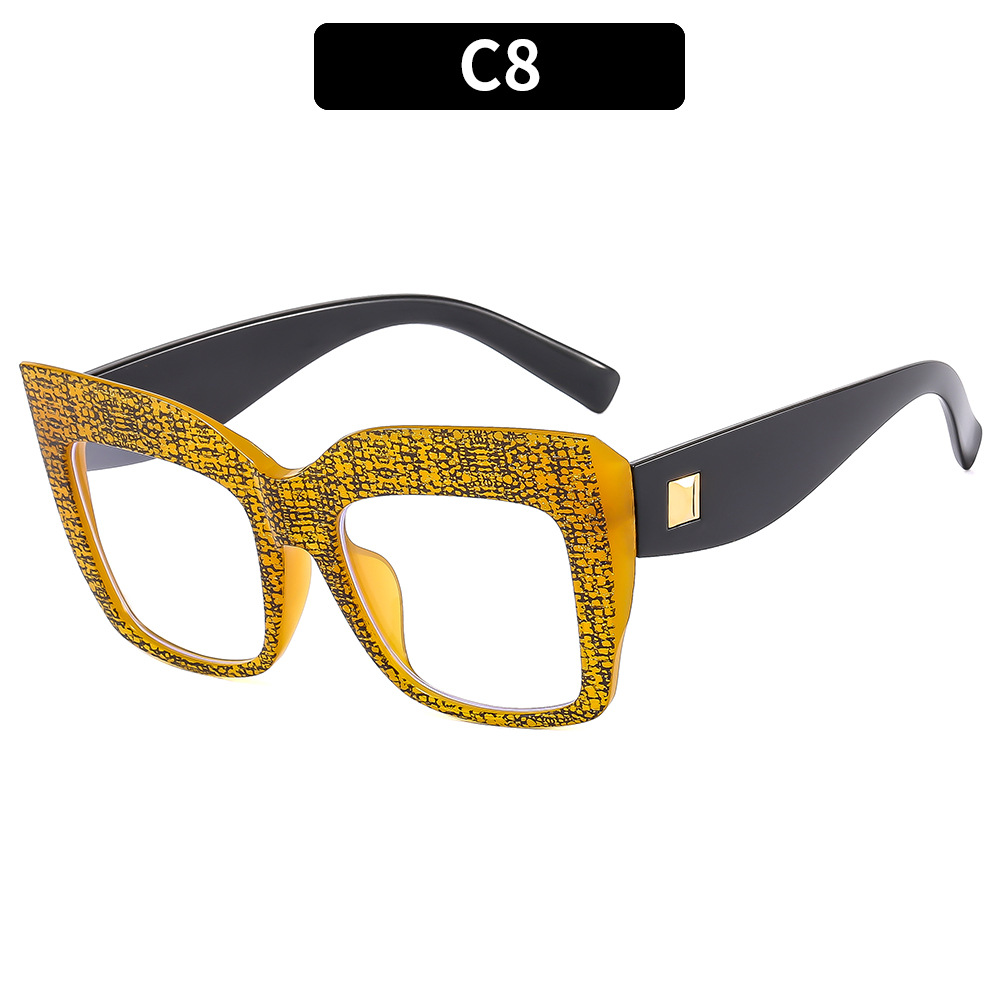 FASHIONABLE LARGE FRAME ANTI-BLUE LIGHT GLASSES_CWASG0371