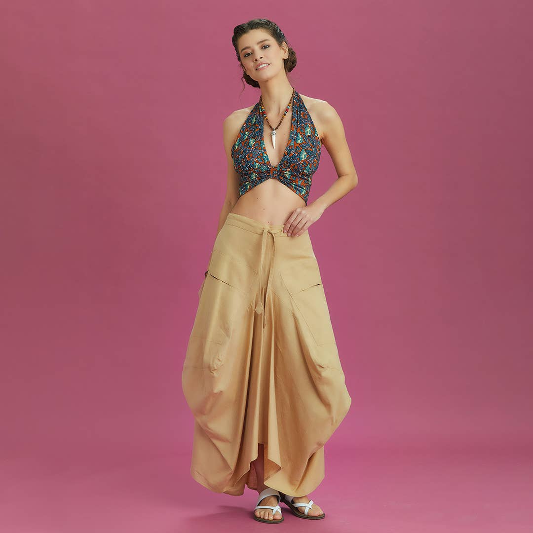 Boho Asymmetrical  Skirt