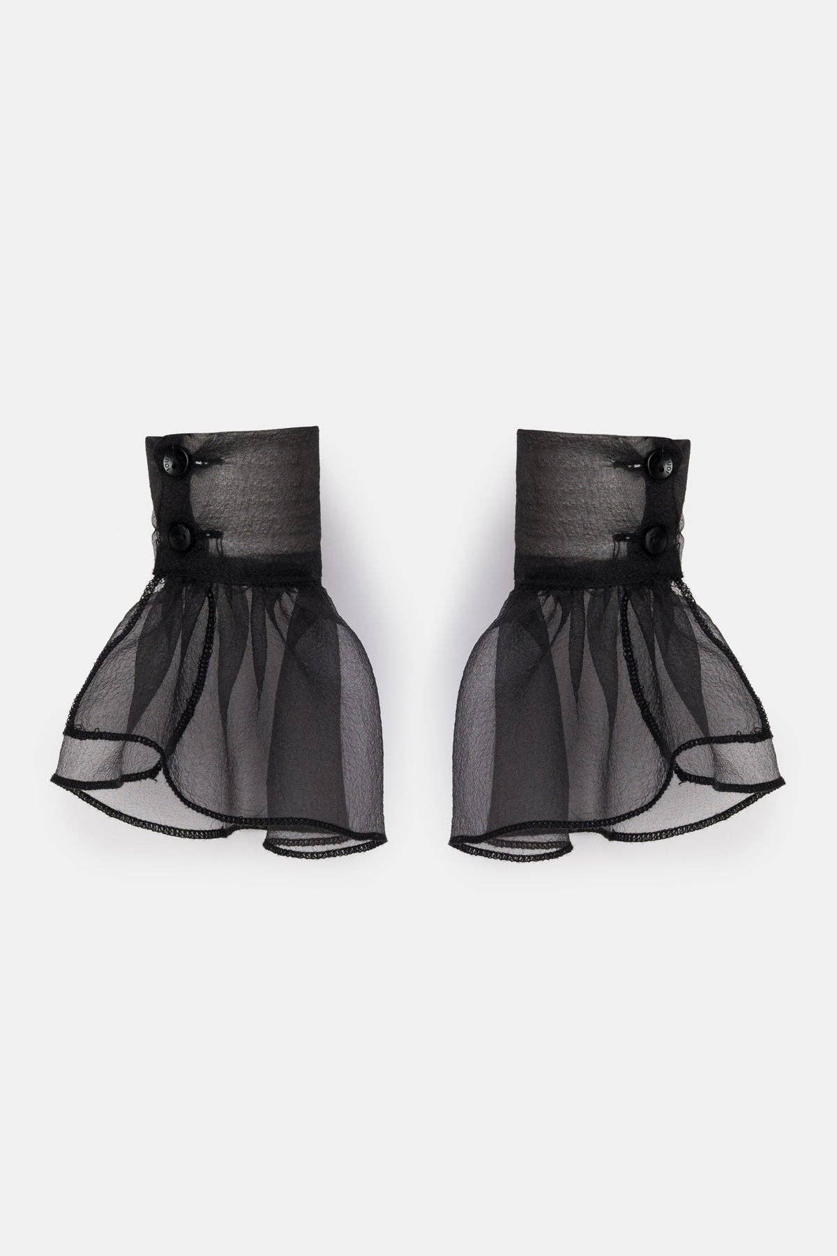 FRILLED ORGANZA CUFFS