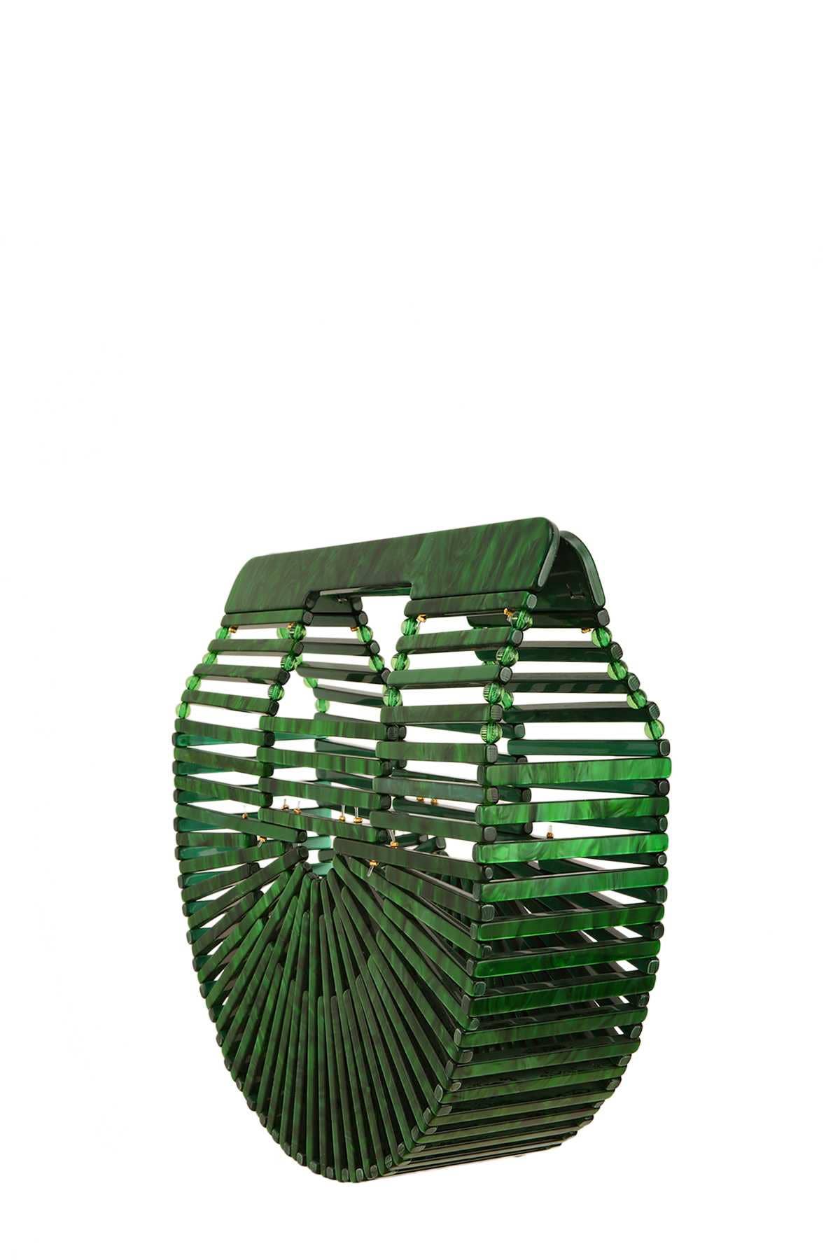 Bamboo Acrylic Clutch Hand bag