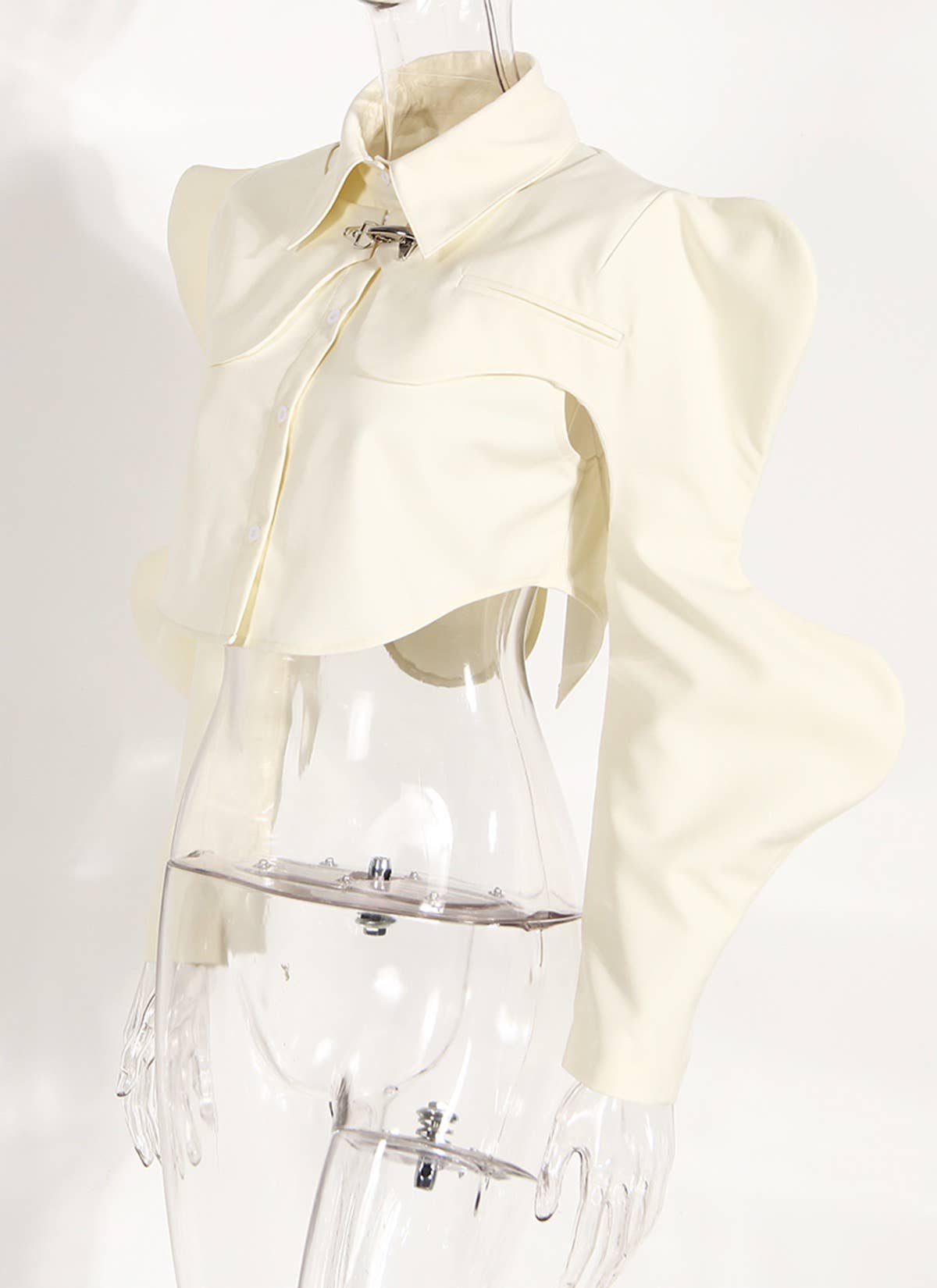 Sleeveless Vest Shawl Suit - Short Shirt Ensemble