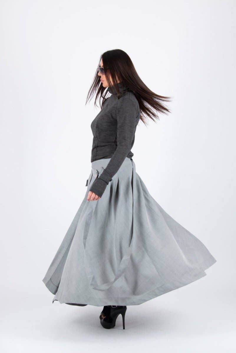 Asymmetrical Long Skirt ZEFIRA