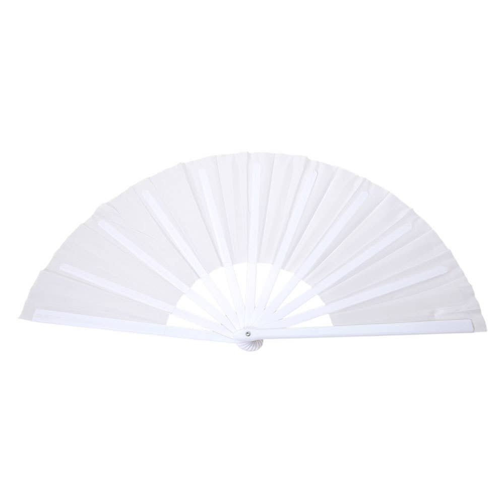 Plain Folding Line Dance Hand Fan