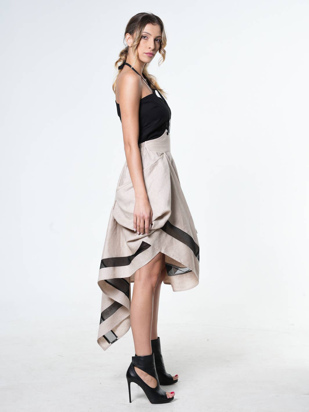 Extravagant Linen Skirt