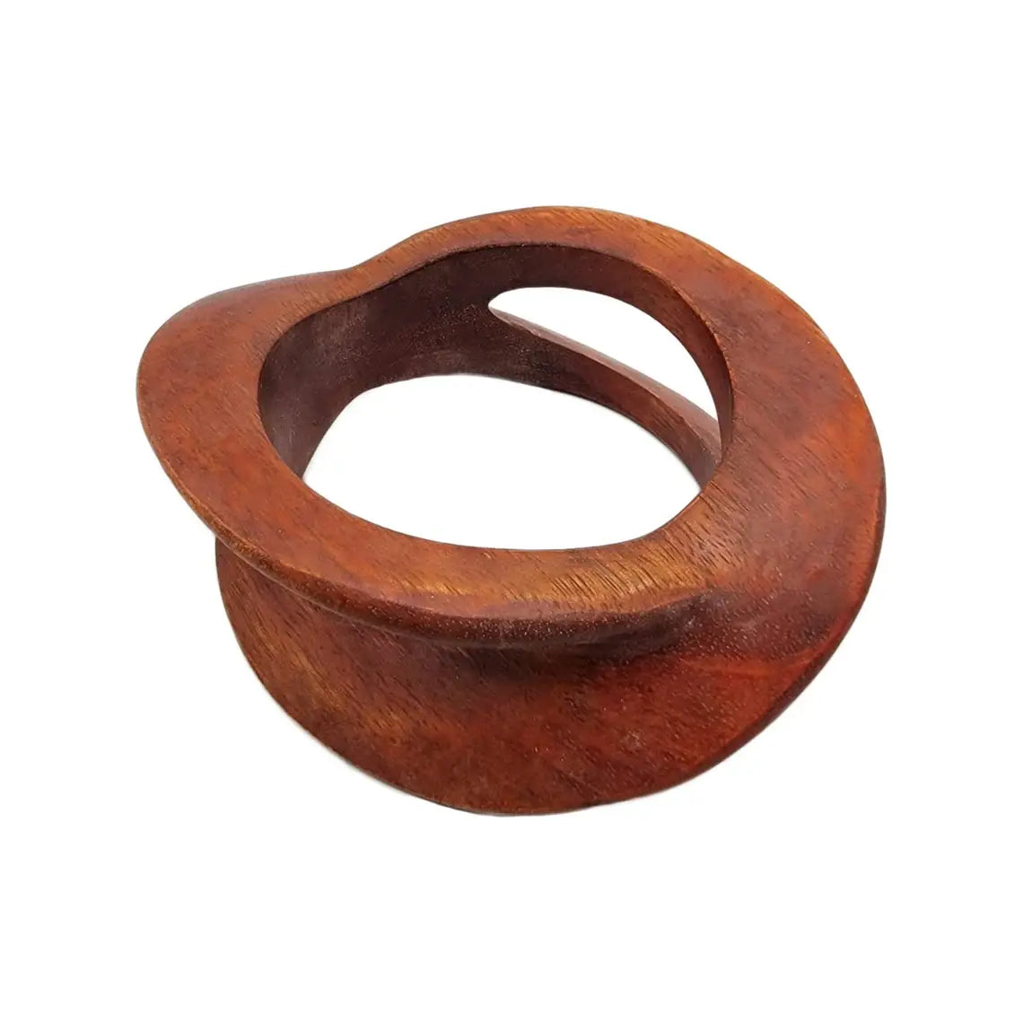 Carved Wooden Bangle African Jewelry