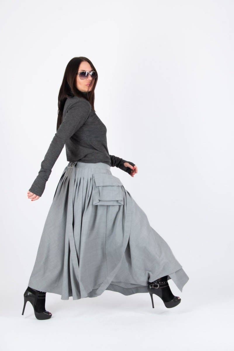 Asymmetrical Long Skirt ZEFIRA