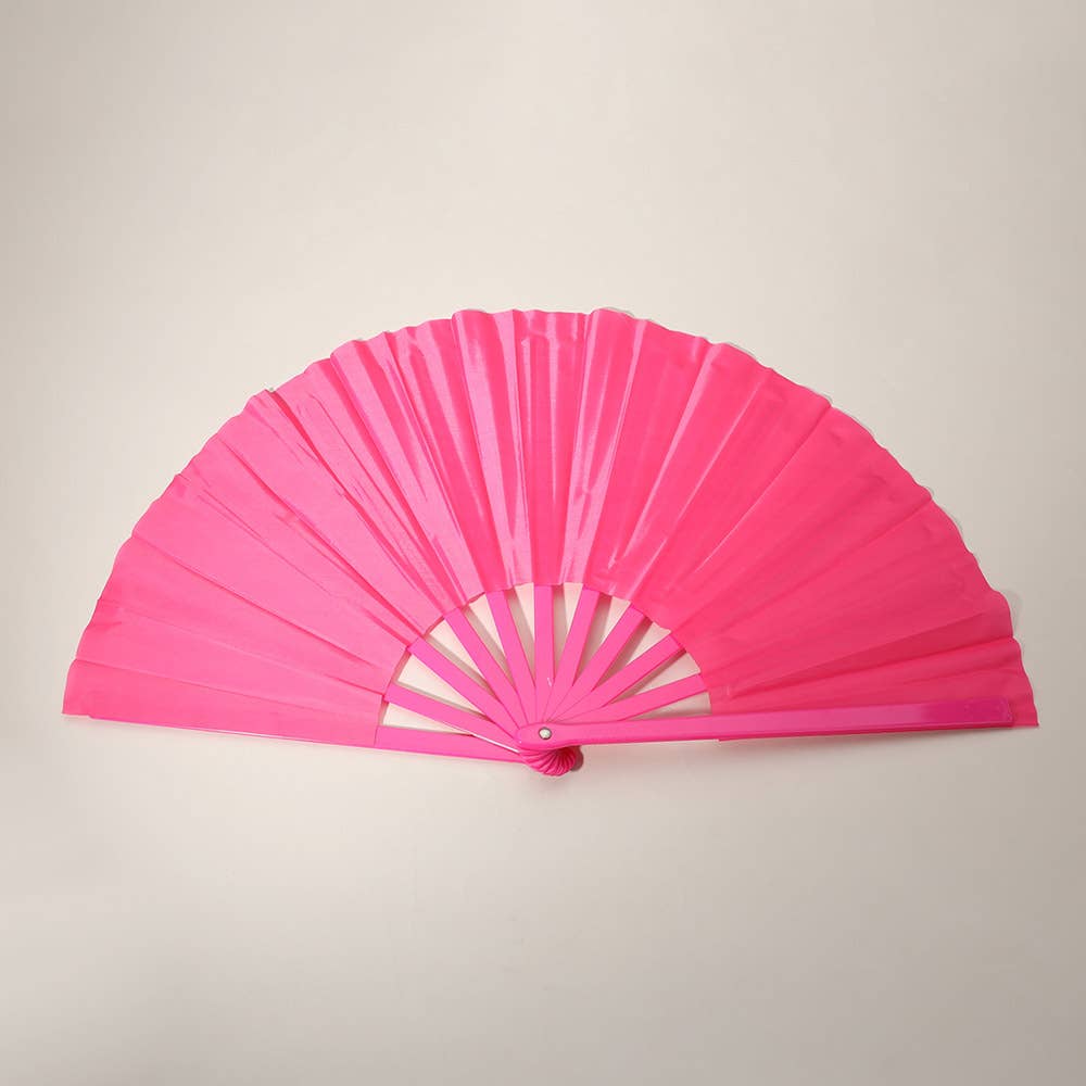 Plain Folding Line Dance Clack Fan
