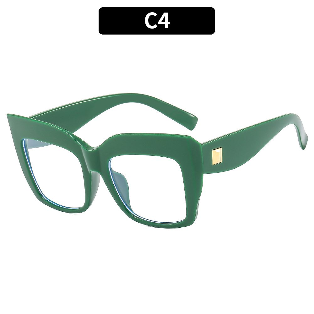 FASHIONABLE LARGE FRAME ANTI-BLUE LIGHT GLASSES_CWASG0371