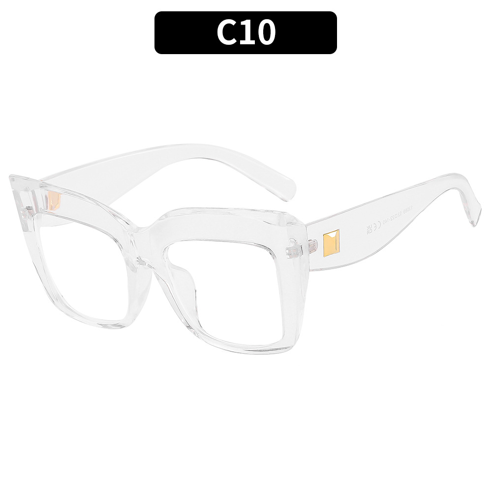 FASHIONABLE LARGE FRAME ANTI-BLUE LIGHT GLASSES_CWASG0371