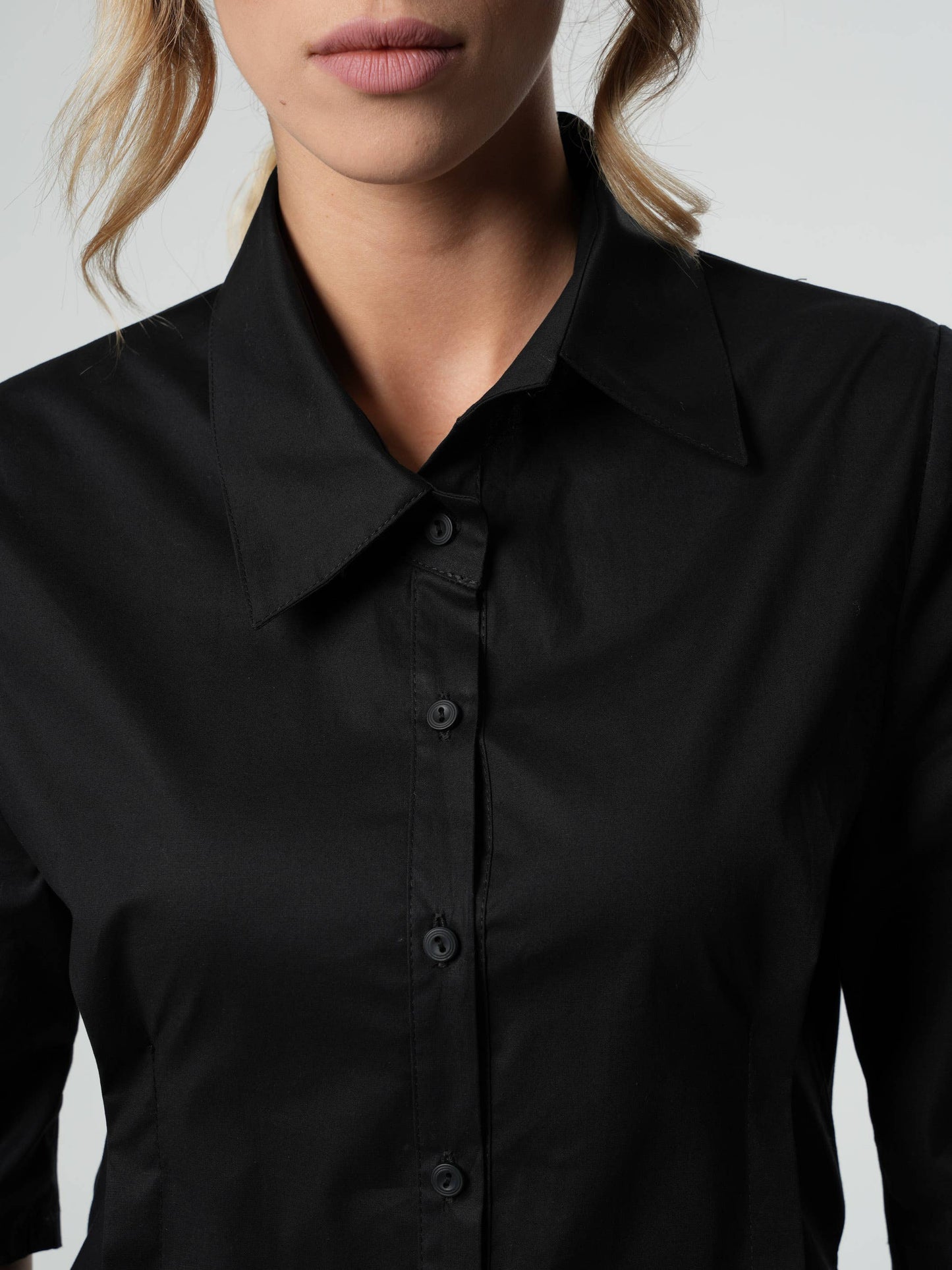 Open Back Asymmetrical Shirt