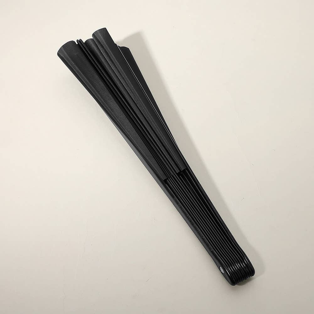 Plain Folding Line Dance Hand Fan