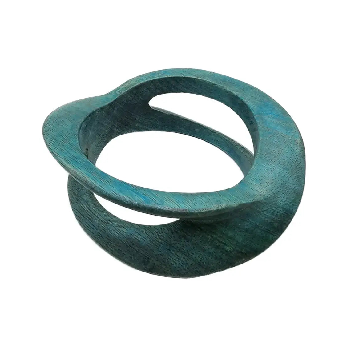 Carved Wooden Bangle African Jewelry