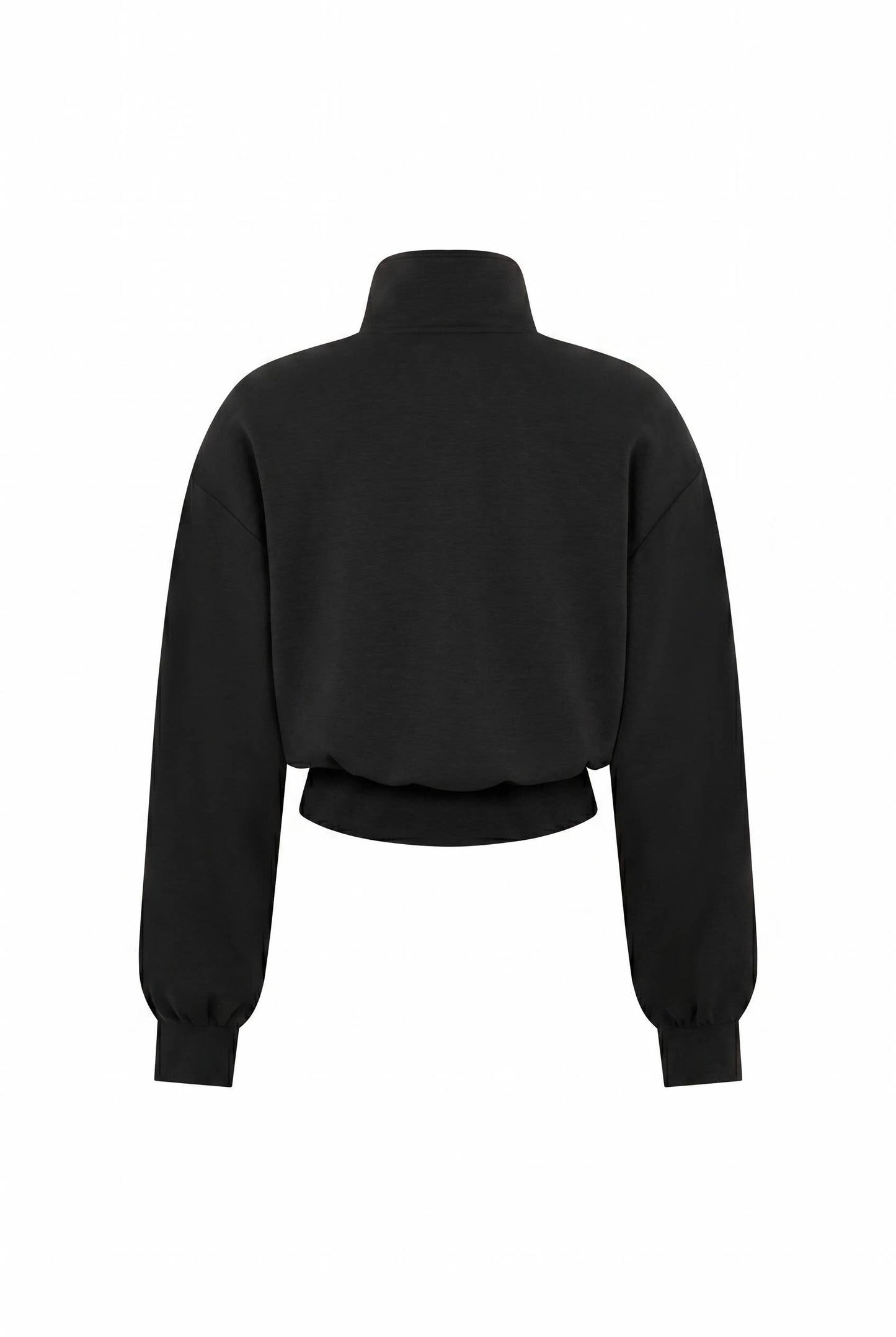 Grommet Detail Sweat Jacket