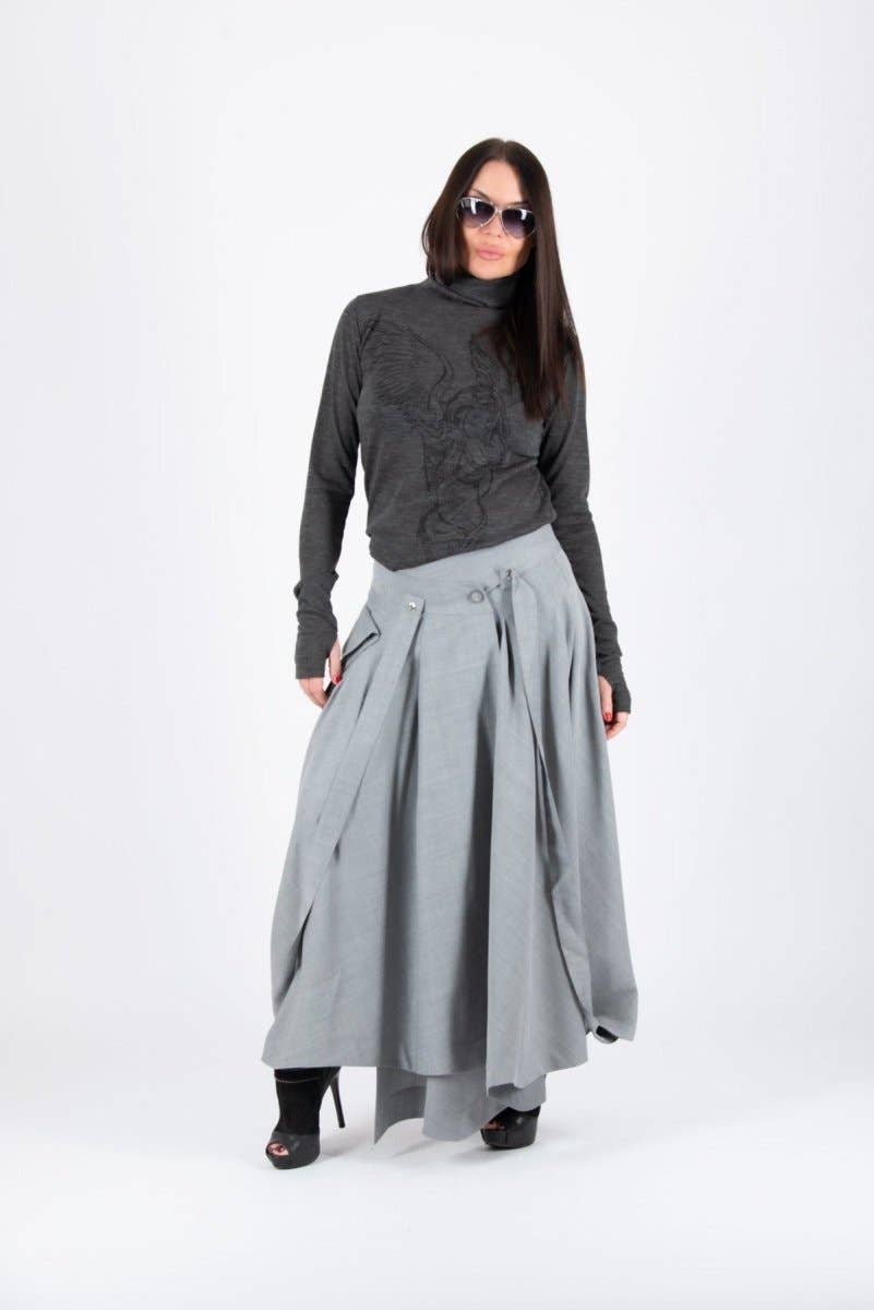 Asymmetrical Long Skirt ZEFIRA