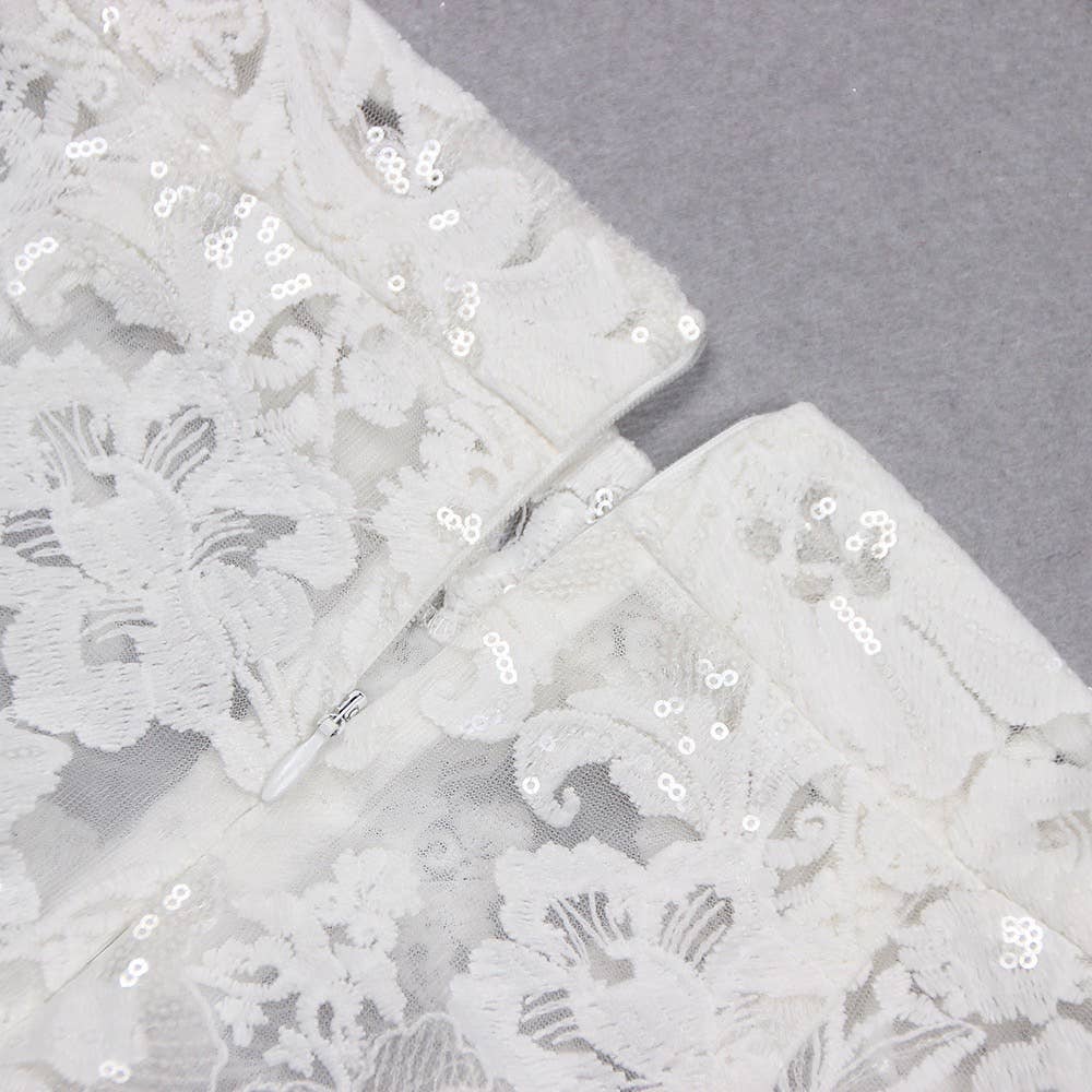 Glam Sequin Lace Suit: Business Meets Style