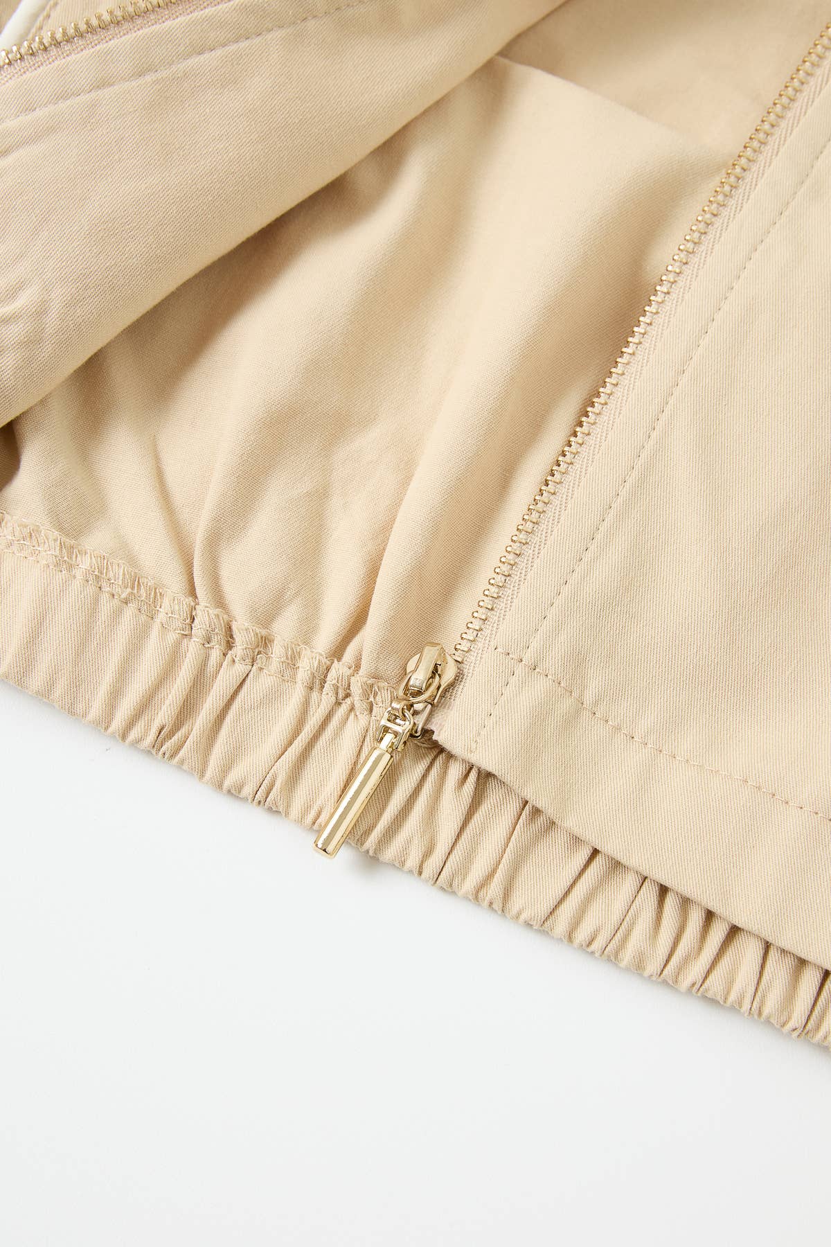 Super Puffed Sleeves Piping Detail Jacket