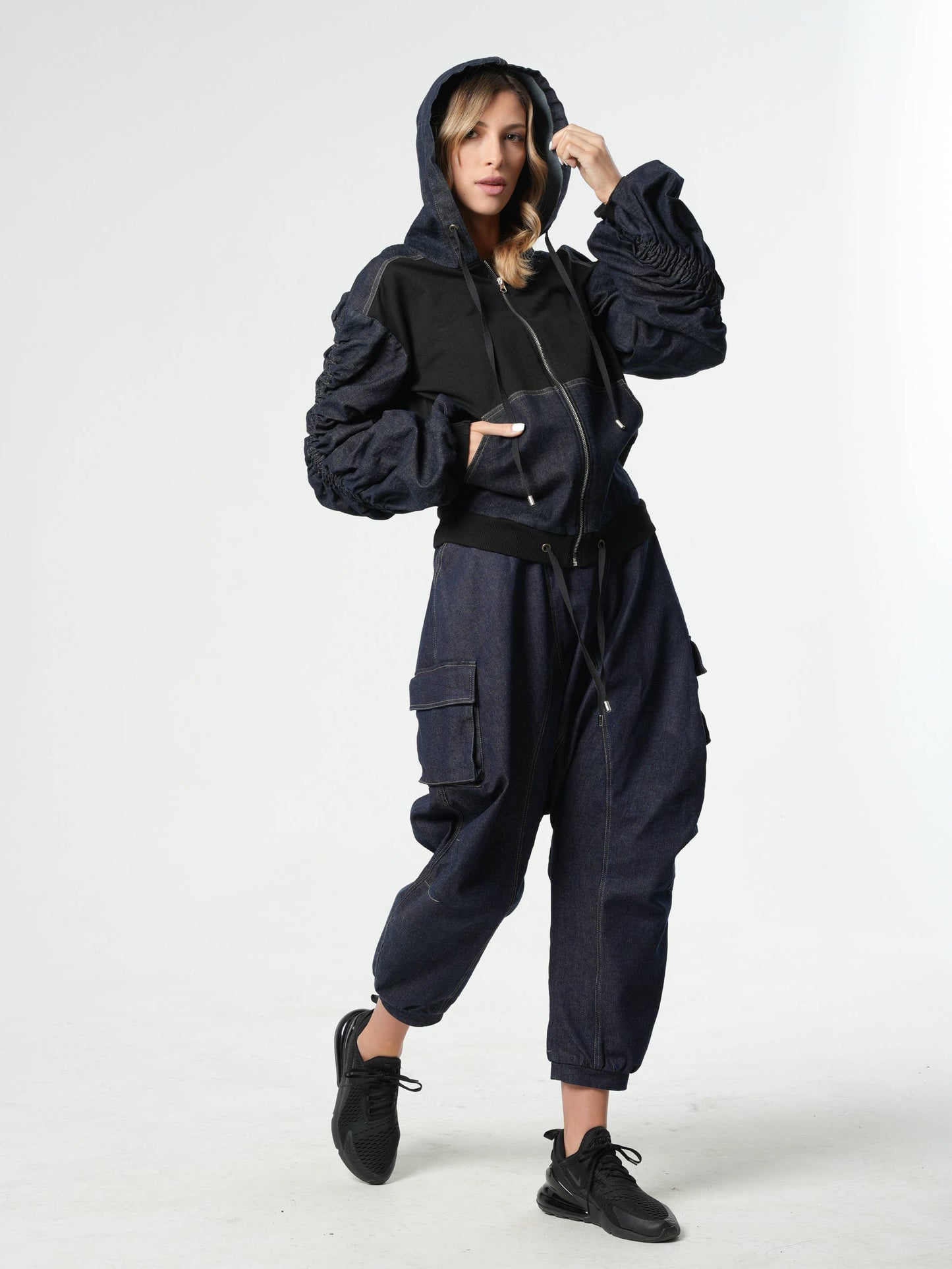 Denim Hooded Jacket (pre-order)