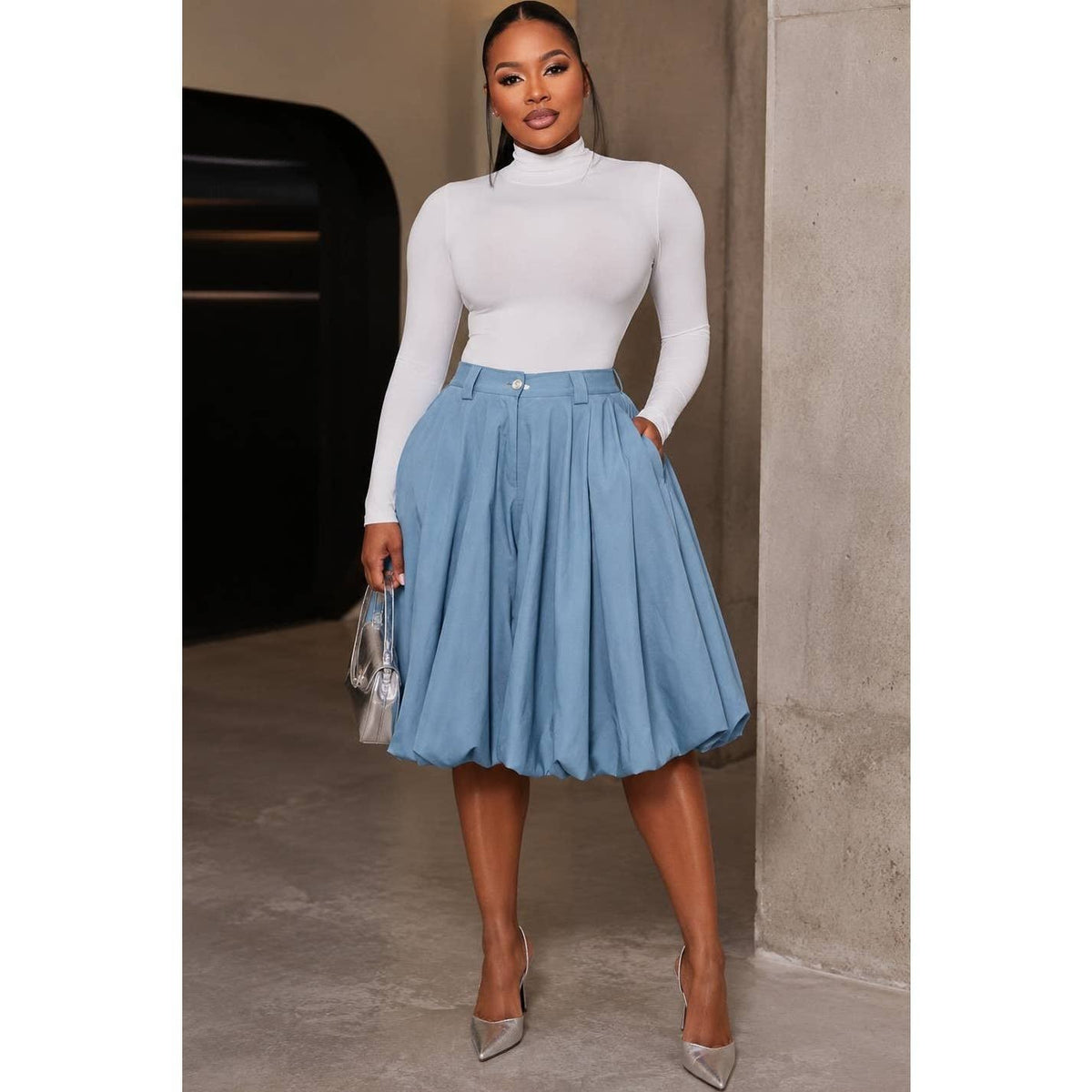 Ovrsized Front Pleats And Baggy Balloon Trouser