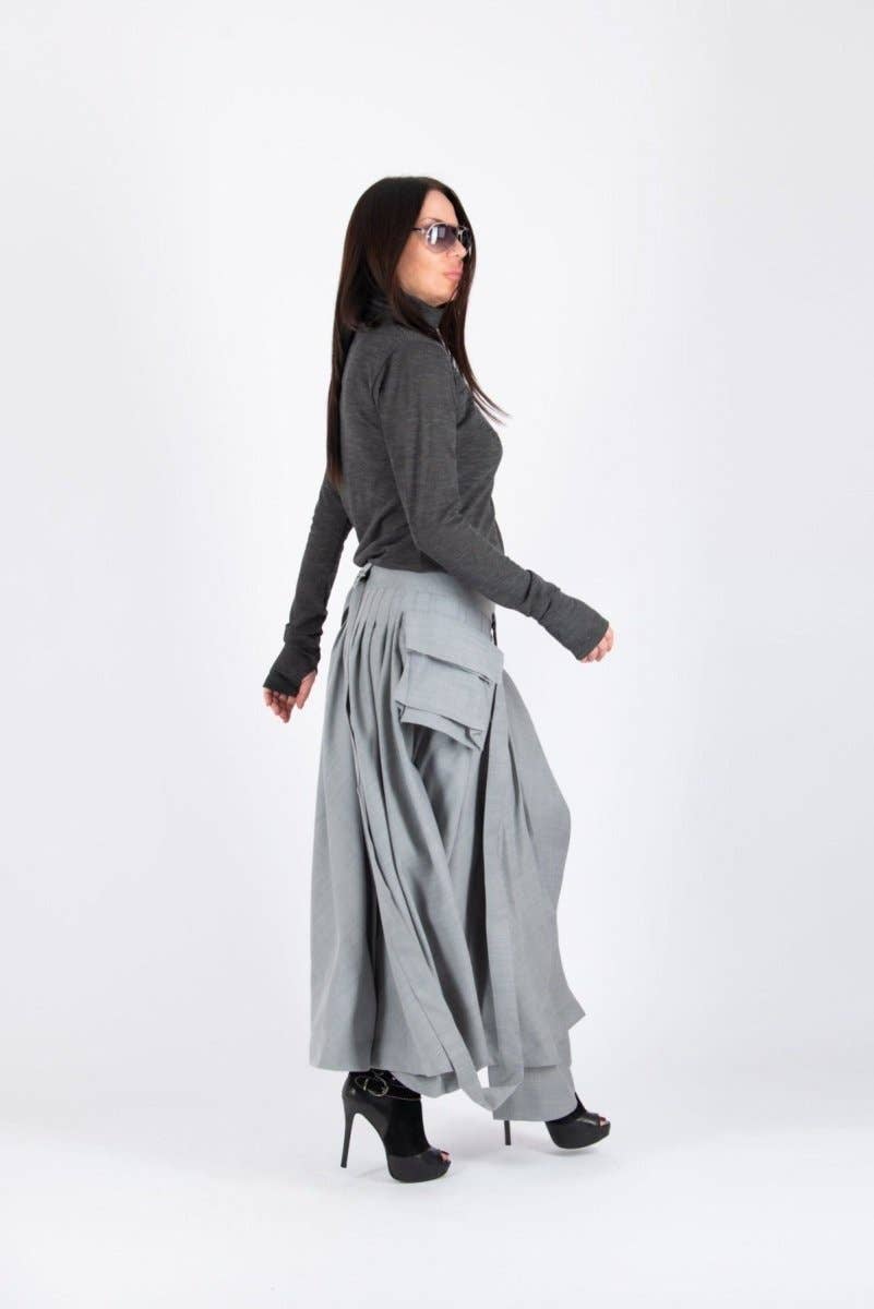 Asymmetrical Long Skirt ZEFIRA