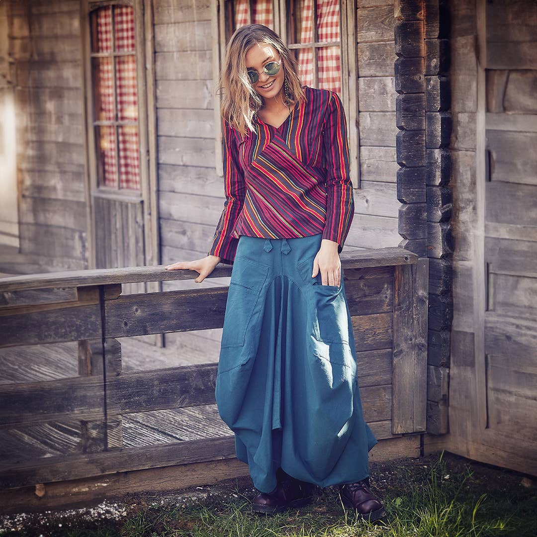 Boho Asymmetrical  Skirt