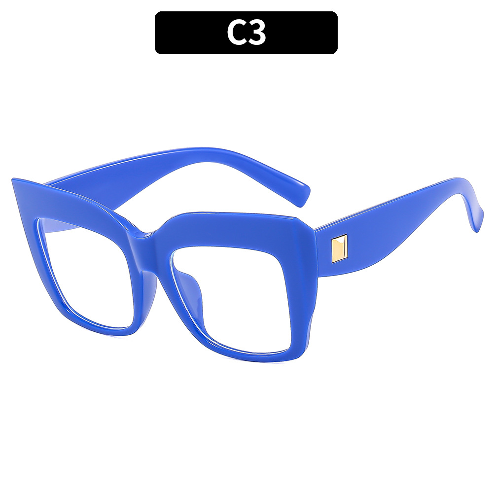 FASHIONABLE LARGE FRAME ANTI-BLUE LIGHT GLASSES_CWASG0371
