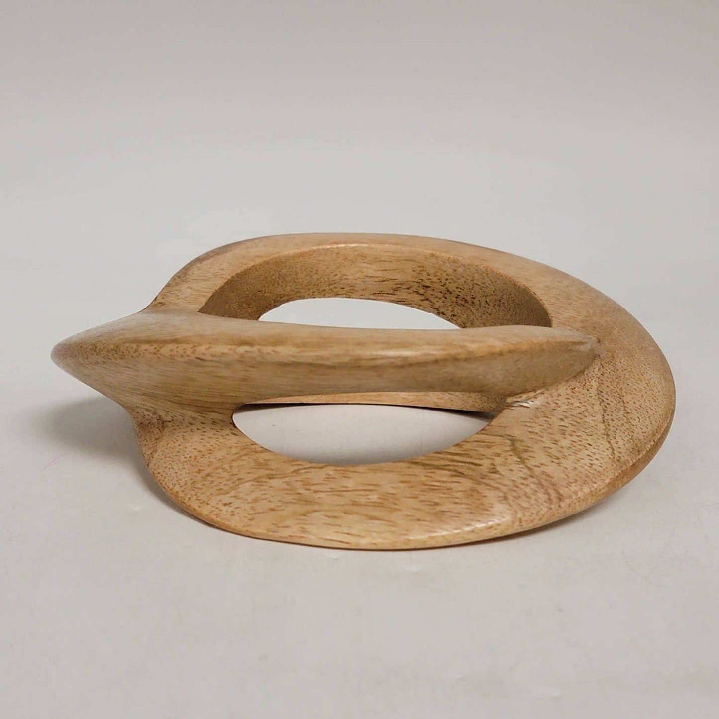 Carved Wooden Bangle African Jewelry