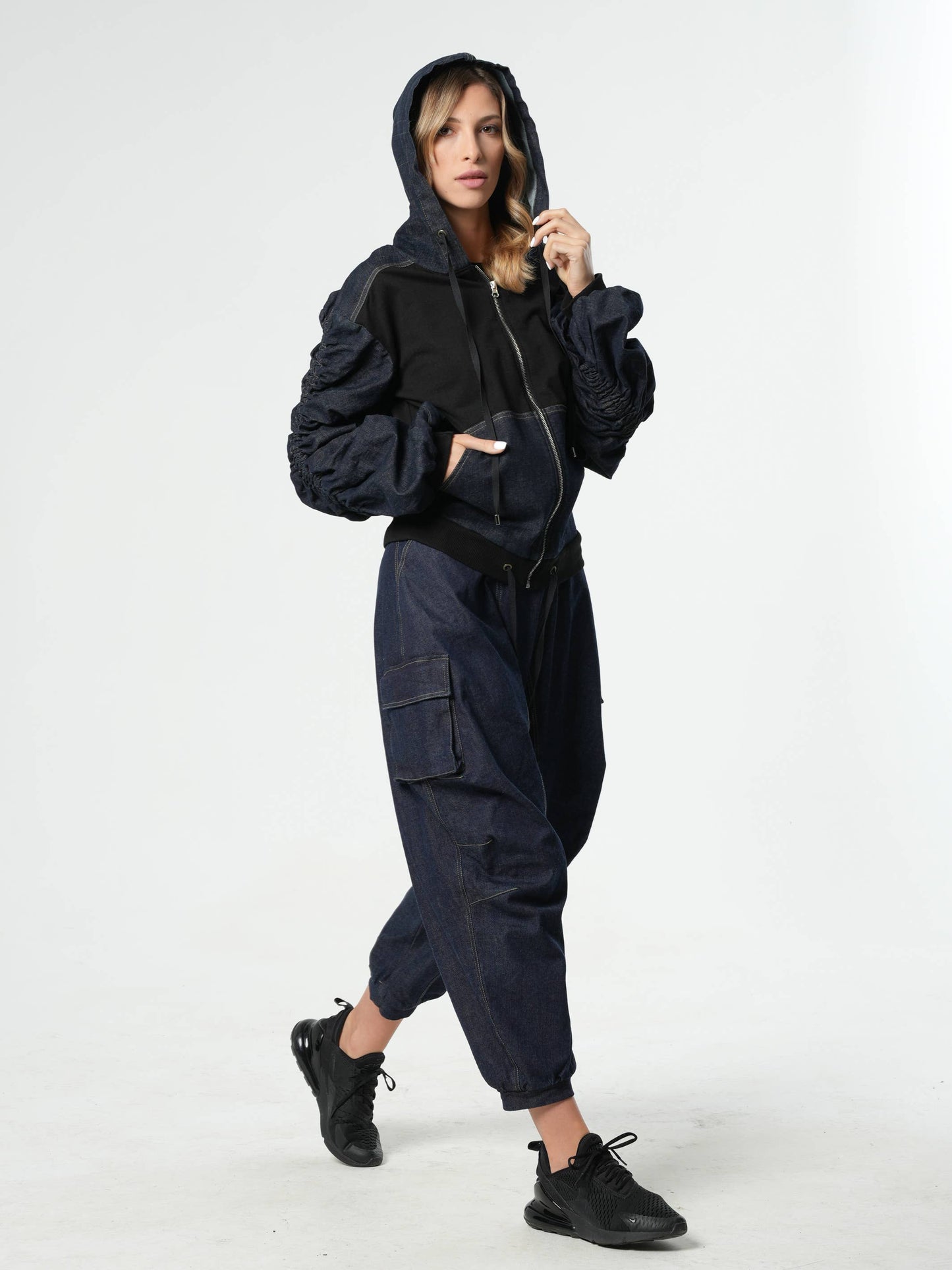 Denim Hooded Jacket (pre-order)