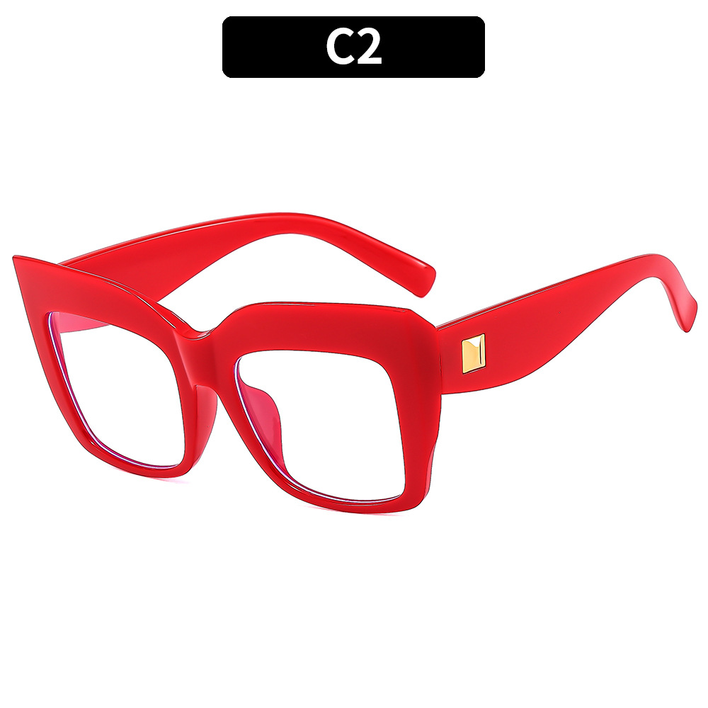 FASHIONABLE LARGE FRAME ANTI-BLUE LIGHT GLASSES_CWASG0371