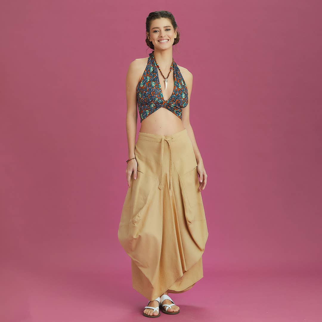Boho Asymmetrical  Skirt