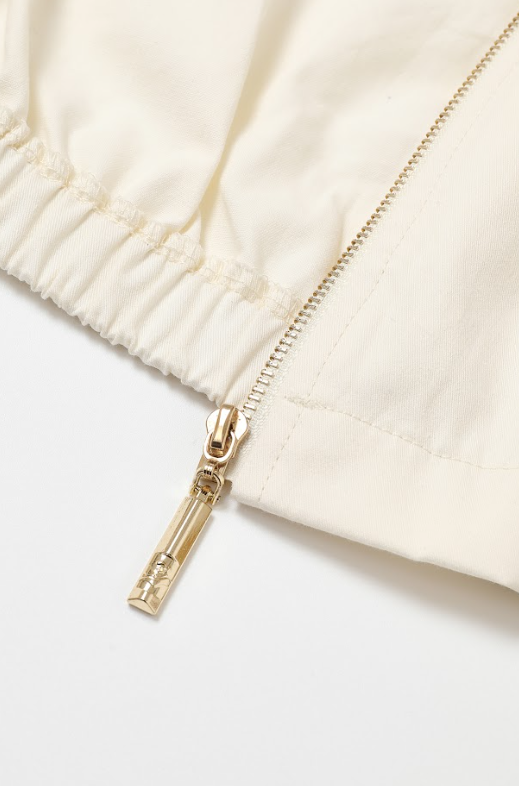Super Puffed Sleeves Piping Detail Jacket