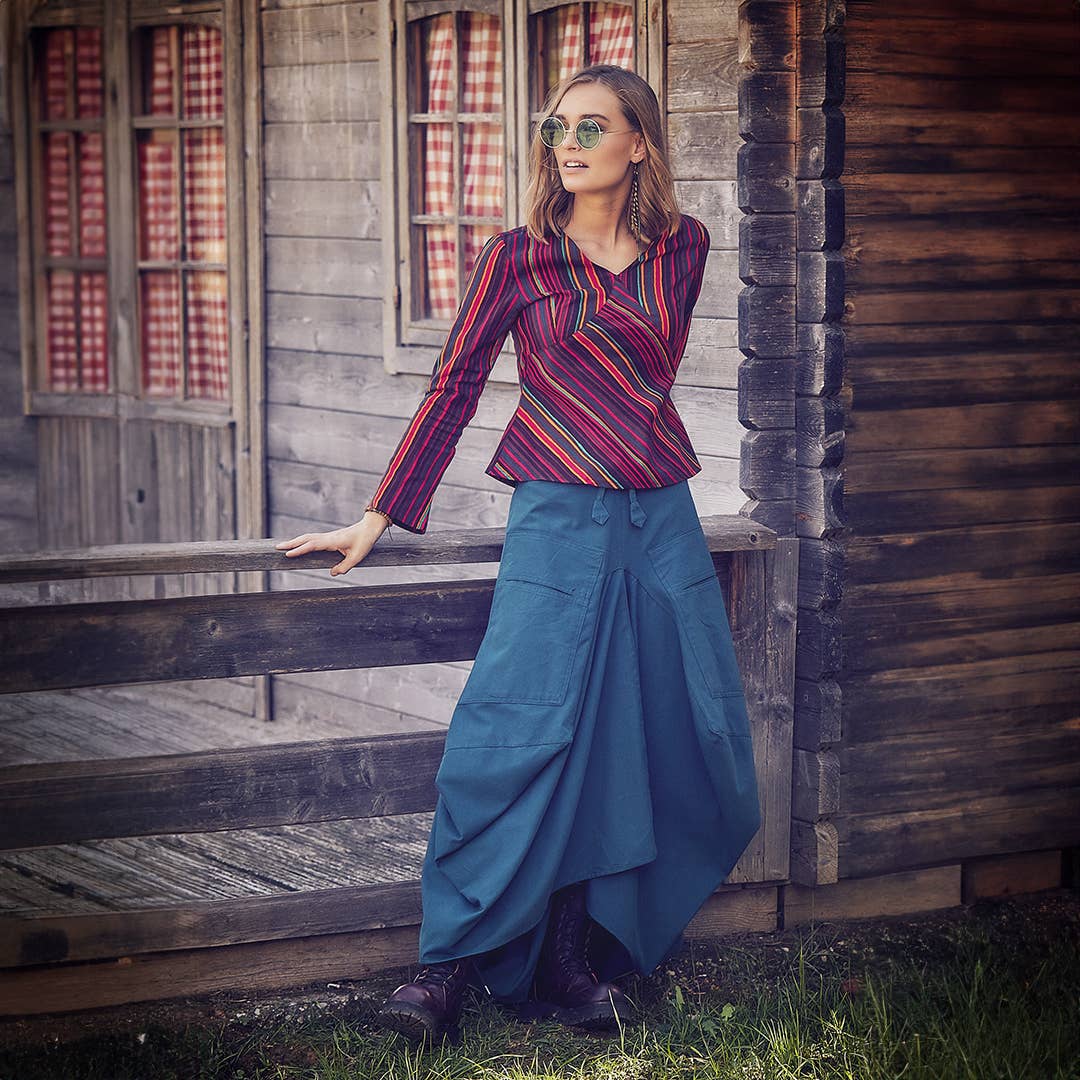 Boho Asymmetrical  Skirt